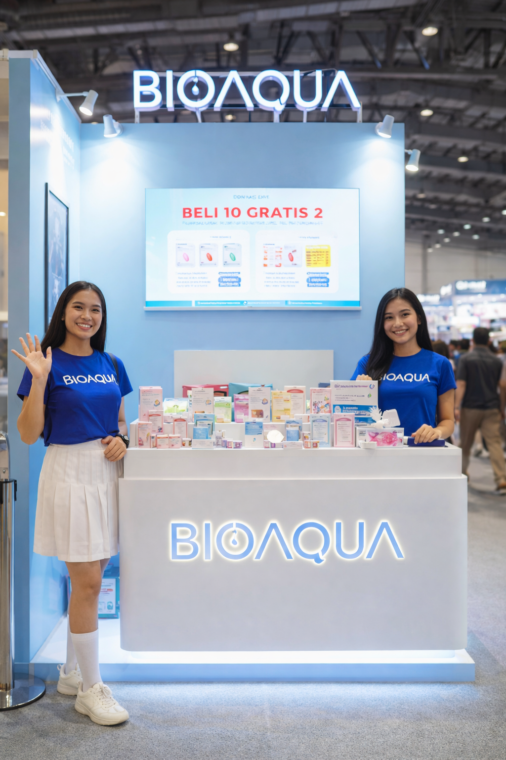 Bioaqua — Booth roadshow & F&B activation